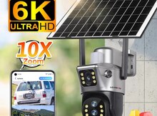 4G solar PTZ360° 2 kamera 12MP/4K+64GB