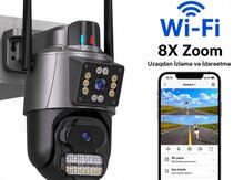 İcsee PTZ iki Lens Wi-Fi kamera