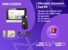 Hikvision DS-KH6320-WTE1 + DS-KB8113-IME1 — IP video domofon dəsti