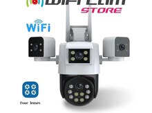 Wifi PTZ360° çöl 3 kamera 8MP/4K+64GB