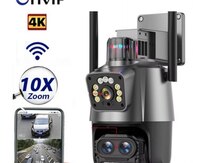 Wifi PTZ360° çöl 2 kamera 8MP/4K+64GB