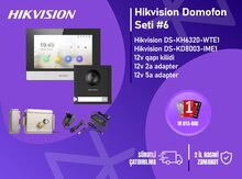 Hikvision DS-KH6320-WTE1 + DS-KD8003-IME1 — IP Domofon Seti