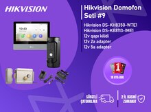 Hikvision DS-KH8350-WTE1 + DS-KB8113-IME1 — Premium IP Domofon Seti