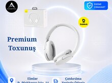 Baseus Encok D02 Pro White Bluetooth Qulaqlıq 