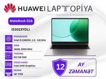 Noutbuk HUAWEI MateBook D16 (53013YDL)