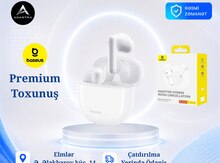 Bluetooth qulaqlıq Baseus Bowie E13 White TWS Wireless Earbuds