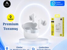 Baseus Bass BP1 Pro In-Ear True Wireless Earbuds Moon White