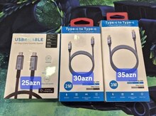 Dual type-c usb kabel 4k 8k 20gbps 40gbps 60hz