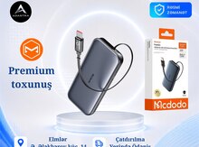 Mcdodo MC-5920 Powerbank | 10000mAh | 45W Fast Charge | Retractable USB-C Cable