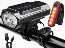 Velosiped günəş panel fənər, siqnal, stop işığı