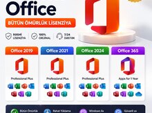Microsoft office lisenziyaları 2016/2019/2021/2024