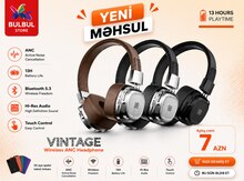 Porodo Soundtec Vintage Wireless ENC Headphone