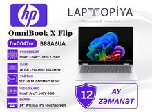 HP OmniBook X Flip 2-in-1 Laptop Next Gen AI 14-fm0047nr B88A6UA