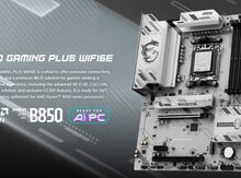 MSI B850 GAMING PLUS WIFI6E  WHITE AM5 AMD Ryzen™ 9000/ 8000/ 7000, 4DDR5 8200+HDMI™ 2.1, DP 1.4
