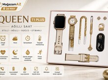 Ağıllı saat Queen T1 Plus Gold