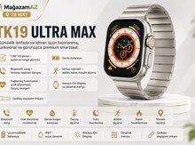 Ağıllı saat TK19 Ultra Max Silver