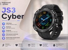 Ağıllı saat Smart Watch JS3 Cyber Black