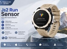 Ağıllı saat JS2 Run Yellow 1.48 Full HD