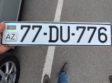 Avtomobil qeydiyyat nişanı - 77-DU-776