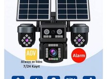 4G Sim kartlı Solar 360°FHD Kamera 12MP/4K+64GB