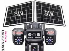 4G Sim kartlı Solar 360°FHD Kamera 12MP/4K+64GB