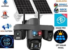 4G Sim kartlı Solar 360°FHD Kamera 12MP/4K+64GB