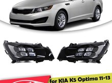 Kia Optima 2012 dumana qarşı led faraları