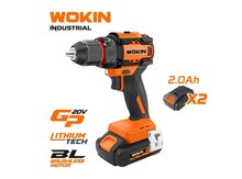 WOKIN akkumulyatorlu zərbəli drel 20v