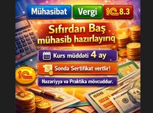 1C mühasibat kursları fərdi dərslər