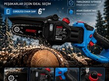 Akkumulyatorlu Mini Zəncirli Mişar FIXTEC 6"