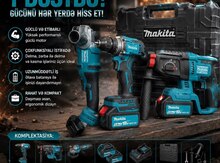 Makita 3-lü akkumulyatorlu alət dəsti 
