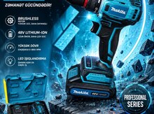 Akkumulyatorlu drel Makita 48V Brushless