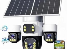 4G Solar günəş paneli 4 kamera 12MP/4K+64gb