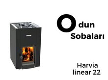 Harvia odun sobası: LINEAR 22 GreenFlame