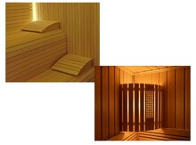 Sauna üçün abajur və taxta yastıq​