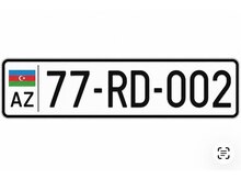 Avtomobil qeydiyyat nişanı - 77-RD-002