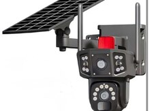 4G Solar günəṣ paneli 2 kamera 12MP/4K+64gb