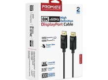 Promate DPLink-300 8K@60Hz High-Definition DisplayPort Cable 3M