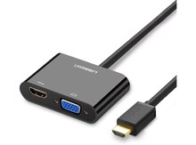UGREEN HDMI to VGA + HDMI Çevirici (CM101)