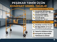 Təkərli iskələ