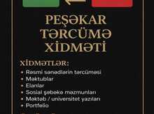 Tərcümə xidməti