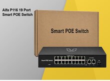 19 Port Alfa P116 Smart Gibabit POE Switch