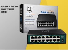16 Port Alfa S316  Gibabit 1000Mbps Ethernet Switch