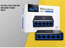 5 Port Alfa S850 Gibabit 1000Mbps Ethernet Switch