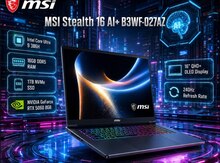 MSI Stealth 16 AI+ B3WF-027AZ Ultra 9 386H / 16GB DDR5 / 1TB SSD / RTX 5060 8GB / 16" QHD+ OLED 240H