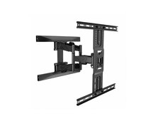 Double Arm Flat Screen Wall Mount P6 hərəkətli televizor asılqanı