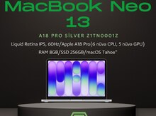 Apple MacBook Neo 13" A18 Pro / 8GB RAM / 256GB SSD Silver
