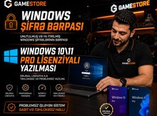 Windows şifrə bərpası və lisenziyalı windows yazılması