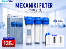 Su filteri Atlas hausing 3-lü