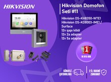 Hikvision DS-KH8350-WTE1 + DS-KD8003-IME1 Surface — Premium IP domofon dəsti #11